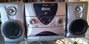 Venturer 5 CD Changer Home Systen & Speakers Tested All Works Sounds Great Clean - Picture 1 of 17
