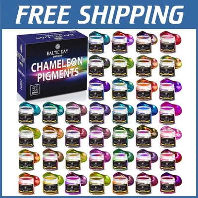 Chameleon Color Powder Kit - 40 Holographic Shades - Image 1 of 4