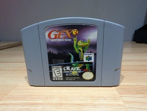 Gex 3 Deep Cover Gecko Nintendo 64 N64 Authentic Cartridge Tested And Workung - Picture 1 of 9