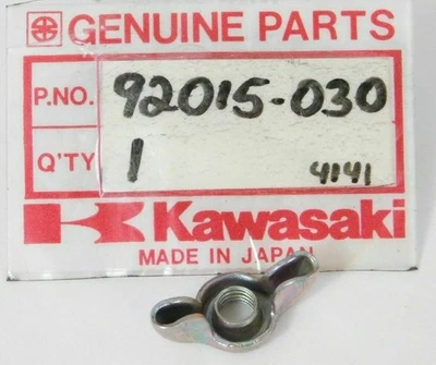 Filtro de ar limpador porca asa NOS Kawasaki F5 F8 F9 G4 KV100 KX450 QTD3 92015-030 - Imagem 1 de 4
