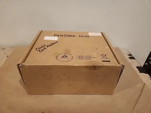 First Data FD130 Credit Card Machine w/Power Supply New Open Box - Picture 1 of 4