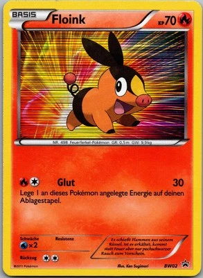 Pokemon Floink BW02 Holo Promo Deutsch - Bild 1 von 2