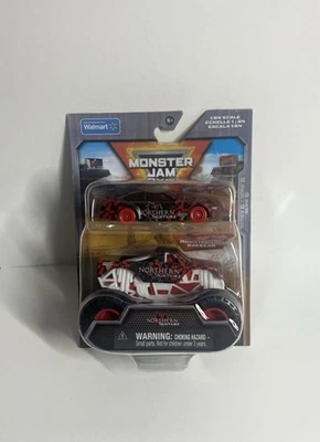 Monster Jam Northern Nightmare w/ Race Car NEW/VHTF/READ - Image 1 of 2
