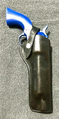 BIANCHI BLACK LEATHER #1 HOLSTER - 5 1/2" RH COLT SINGLE ACTION ARMY REVOLVER - Image 1 of 4