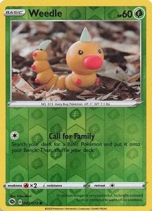 Weedle Common Reverse Holo Champion's Path 02/73 NM - Bild 1 von 2