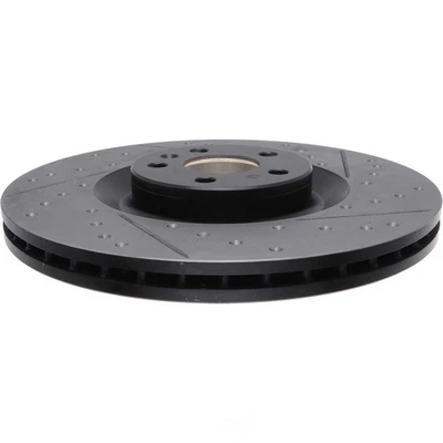 Rotor de freno de disco deportivo perforado en cruz y ranurado Stoptech 127.39052L Foto 1 de 3