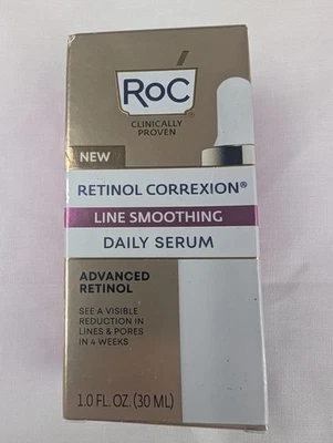 RoC Retinol Correxion Line Smoothing Daily Serum 1oz – New Sealed - Image 1 of 4