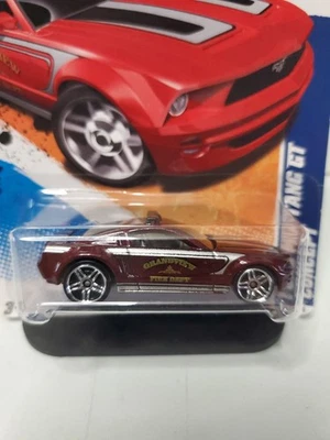 Hot Wheels 2011 HW Main Street #162 Ford Mustang GT Concept Burgundy W/ Pr5s - Image 1 of 4