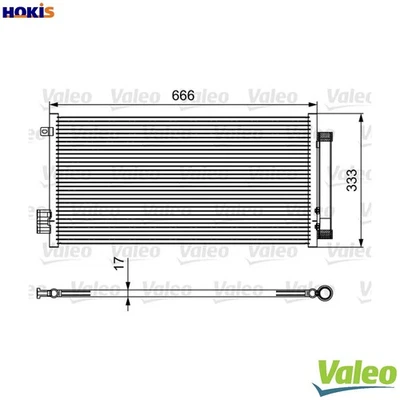 CONDENSER AIR CONDITIONING 814111 FOR FIAT 312A2/199B6.000 0.9L 2cyl 500L 4cyl - Image 1 of 4