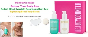 BeautyCounter Renew Your Body Duo Body Peel & Body Serum 1.7 OZ Each Sealed Box - Picture 1 of 1