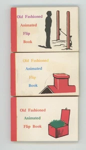 3 Old Fashioned Animated Flip Books Exc. Cond. - Bild 1 von 2