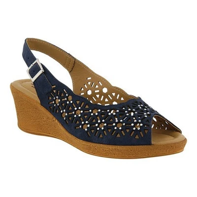 Spring Step Women's Saibara Navy Sandals Shoes Size EUR 37 US 6.5-7 - Image 1 of 4