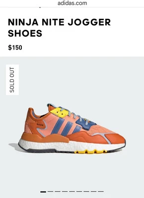  Fortnite Ninja Nite бегунов Adidas Originals мужской/большой детей 4,5 новый с ярлыками, коробка - Изображение 1 из 4