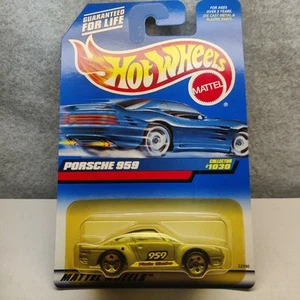  Hot Wheels 1998 Vintage Gray PORSCHE 959 Twin Turbo w/5Dot Spoke Variant  Nice! - Picture 1 of 12