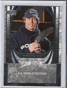 2004/05 UD HOCKEY ALL-WORLD EDITION UP CLOSE AND PERSONAL JOE THORNTON 94 SHARKS - Picture 1 of 1