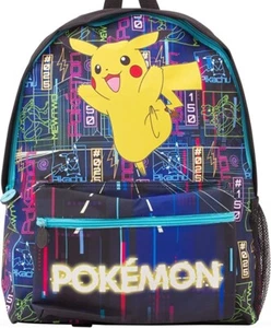 Pokémon Schultasche mit verstellbaren Riemen Kinderrucksack - Bild 1 von 5