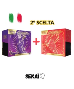 POKEMON SCARLATTO E VIOLETTO ETB MIRAIDON + KORAIDON ITA SECONDA SCELTA - Imagen 1 de 2