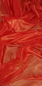 Tela de gasa roja brillante 58"" precio por metro - Imagen 1 de 2