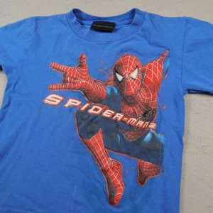 Vintage Spiderman 3 T-Shirt Kids Youth Size Small Movie Promo Y2K - Picture 1 of 12