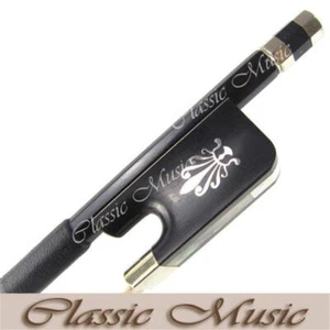 Carbon Fibre Cello Bow with Phoenix Inlaid Ebony Frog(4/4), Mongolian Horse Hair - Picture 1 of 4