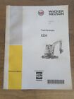 BRAND NEW Wacker Neuson Excavator EZ38 Operator Owner Manual AEM Safety CE1009
