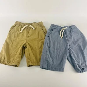 Confezione 2 Pantaloncini Elasticizzati in Vita Ragazzo - Beige e Blu - Taglia 10 - Il Luogo dei Bambini - Foto 1 di 8