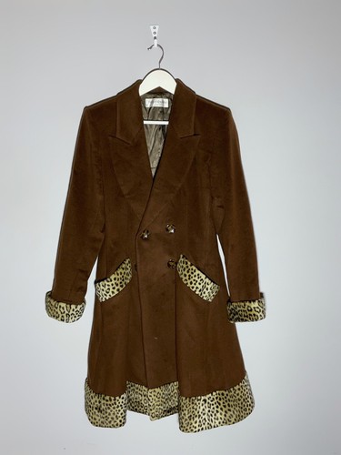 GUCCI Cappotto donna lana doppiopetto Yves Saint Laurent vintage