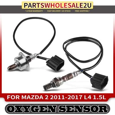 2x Nuevo sensor de oxígeno O2 aguas arriba y aguas abajo para Mazda 2 2011 2012-2017 L4 1,5 L Foto 1 de 4