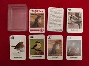 VOGELCHEN QUARTETTT ASS CARTE UCCELLINI 3005/9 24 CARDS ORNITOLOGIA - Picture 1 of 1