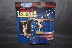 Starting Lineup Nadia Comaneci Olimpiadi Timeless Legends 1996 Kenner - Foto 1 di 2