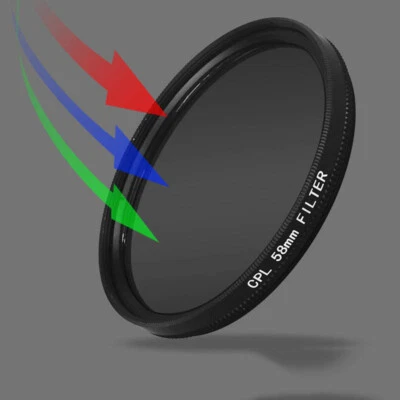 SALE Polarizing CPL filter 37/43/52/55/58/62/72/77/82/86mm For DSLR Camera Lens - Image 1 of 4