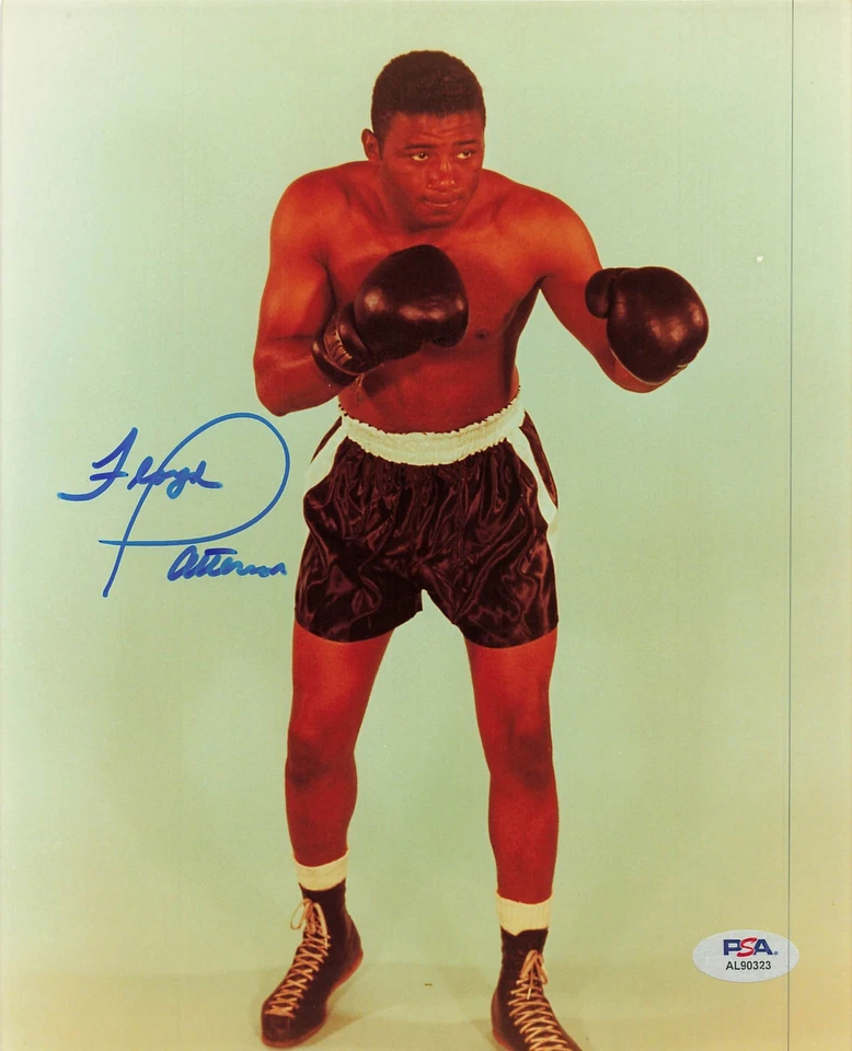 Floyd Patterson Signed 8x10 Photo Autograph PSA/DNA - Image 1 of 1