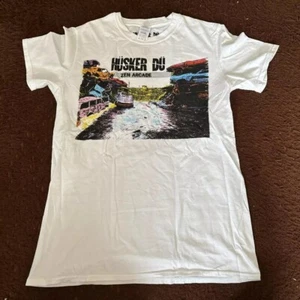 Husker Du Zen Arcade White Short Sleeve Rare T shirt Unisex S-5XL - Picture 1 of 3