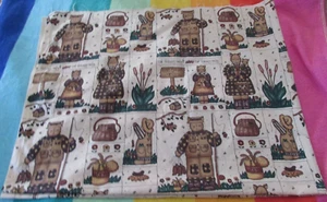 1 yard x 45" wide Cat Fishing fabric print Peace Creek Collections by Spectrix - Picture 1 of 5