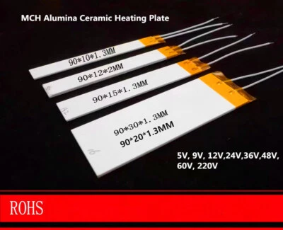 New MCH Alumina Ceramic Heating Plate Resistive Heating Element, 1Pc - Image 1 of 3