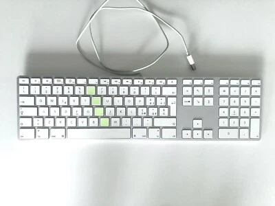 Tastiera Apple usb A1243 keyboard mac (tasti verdi non funzionanti) - Immagine 1 di 4