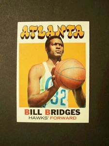 1971-72 Topps Basketball #132 BILL BRIDGES (Atlanta Hawks) - NM! WOW! L@@K! - Picture 1 of 1