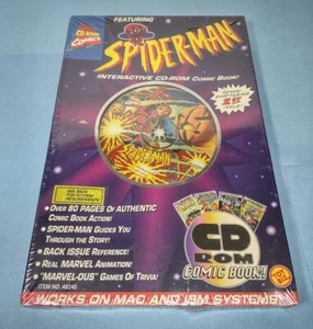 SPIDER MAN Interactive CD-ROM Comic Book #1 1995 Marvel/Toy Biz NEW SEALED - Picture 1 of 6
