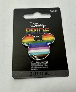 Disney Pride Collection Mickey Maus geformter Regenbogen-Knopfstift 2023 - Bild 1 von 3