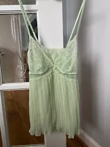 BNWT M&S Rosie @ Autograph pistachio pleat & lace camisole top 6 8 - Picture 1 of 2