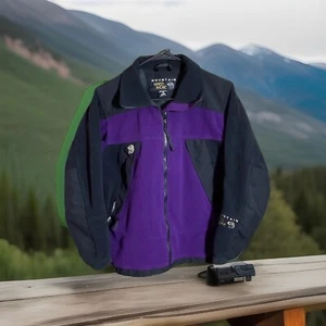 Vintage Mountain Hardwear Purple Fleece Jacket - Picture 1 of 6