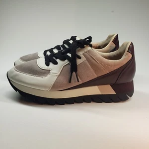 Zara Trafaluc Damen Sneaker Schuhe Mehrfarbig US 9 Leder & Wildleder Niedrig - Bild 1 von 9