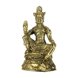 Phra Jatukham Ramthep Thai Amulet Vintage Brass Gold Talisman Powerful Magic - Imagen 1 de 6