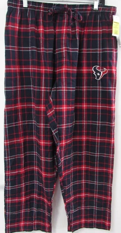 Team Apparel, Houston Texans Football, Sleepwear, Fleece Pants Men's Large CLEE6 Cover