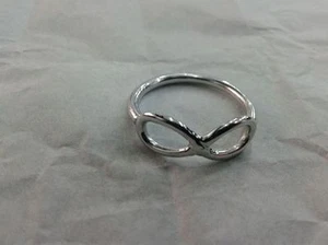 anello infinito argento 925 bianco compra e mandaci mail con tua misura dito - Imagen 1 de 1