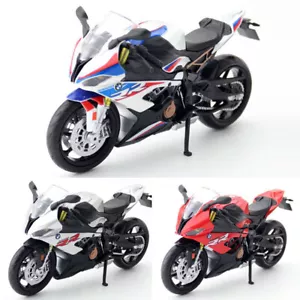 1/12 BMW S1000RR Motorcycle Model Diecast Motorbike Toys Toy Vehicle Boys Gifts - Picture 1 of 21