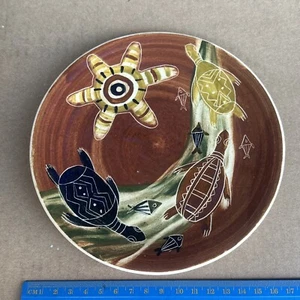 Vintage Martin Boyd Australian Pottery aboriginal plate - Picture 1 of 12