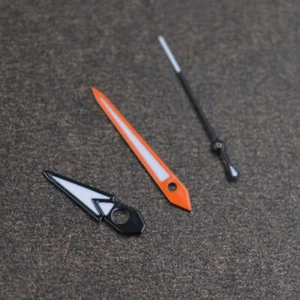 Green Luminous hands Fit NH35 NH36 Movement Watch Hands parts Orange minute hand - Picture 1 of 5