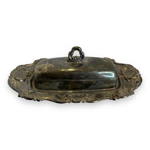 VTG Towle Old Master Silverplate Butter Dish 4107 - Picture 1 of 4