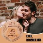 1PC Wooden Gourmet Decision Making Dice 12 Kinds Of Food Dice HOT